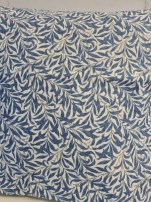 Kissenhülle blaue Blätter 50x50cm  20.00